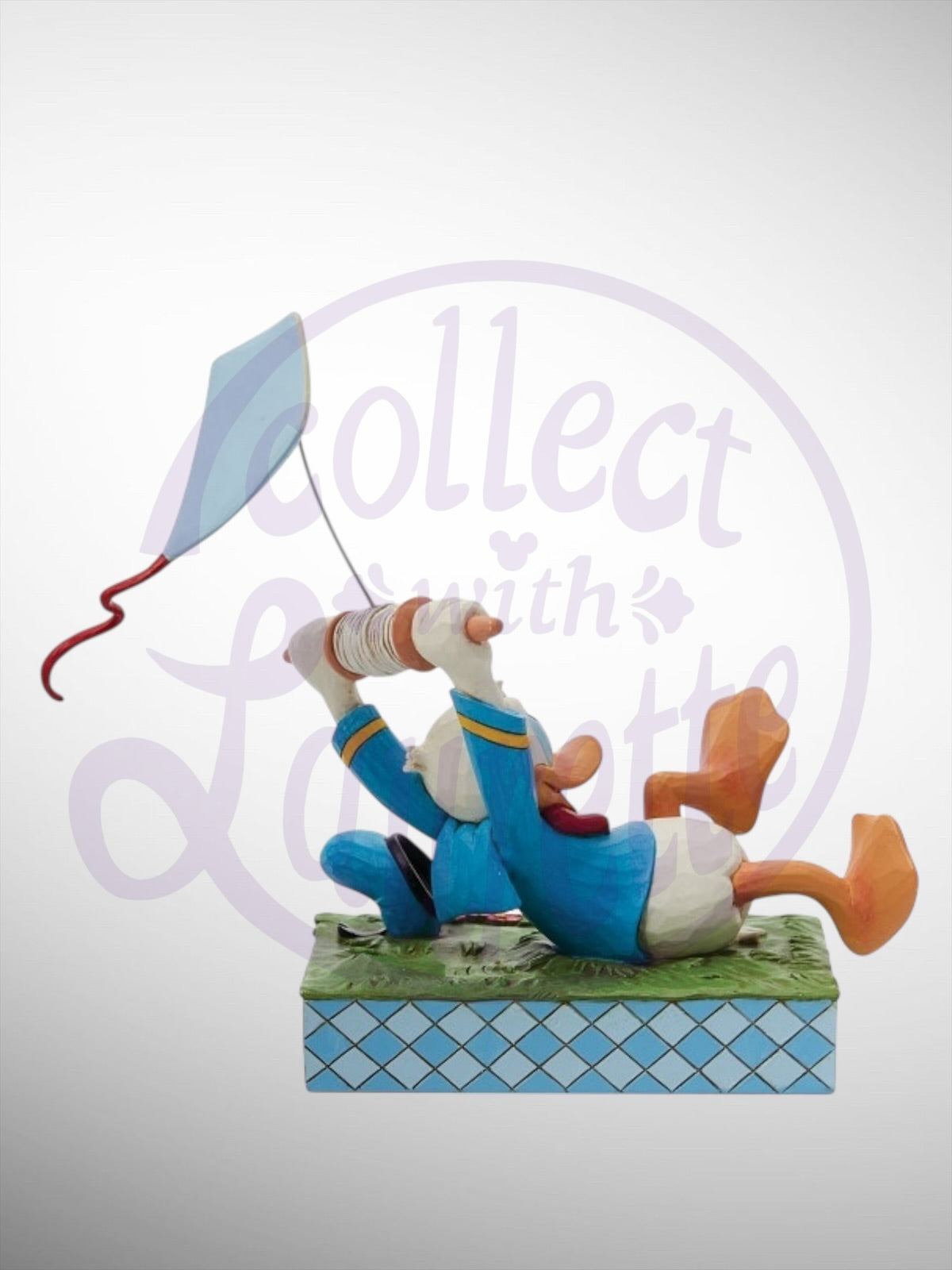 Jim Shore Disney Traditions - A Flying Duck Donald Duck Kite Figurine